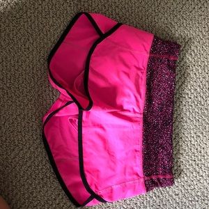 Hot pink Lululemon shorts